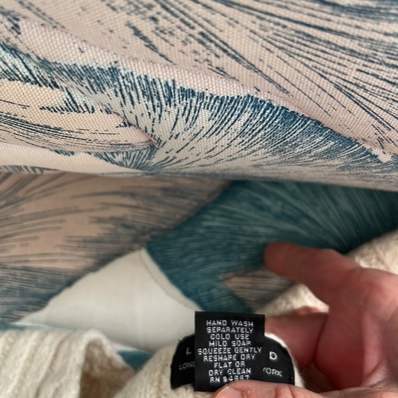 Vintage The Limited Ribbed wool blend sweater, Oatmeal, Size M. - Picture 5 of 5